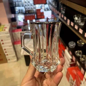 فنجان مدل گلکسی لبه نقره ای مارک موریس بسته 6 عددی